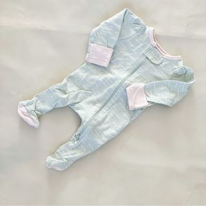 NWOT Cloud Island Mint Footed Sleeper NB